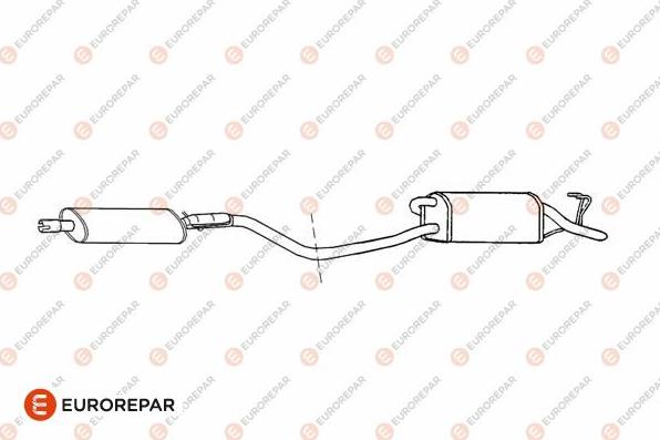 EUROREPAR E12831L - Глушитель выхлопных газов, конечный autosila-amz.com