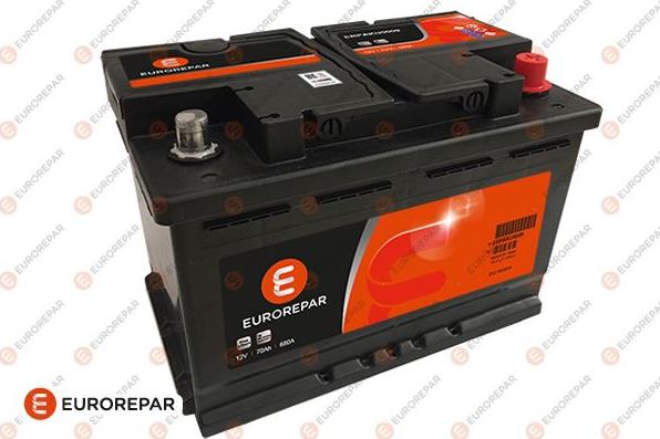 EUROREPAR ERPAKU0009 - Стартерная аккумуляторная батарея, АКБ autosila-amz.com