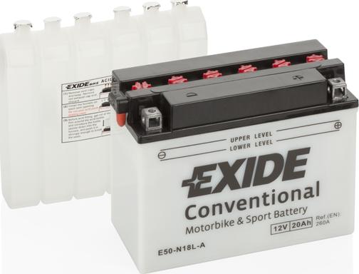 Exide E50-N18L-A - Стартерная аккумуляторная батарея, АКБ autosila-amz.com