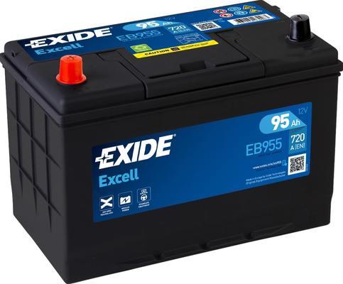 Exide EB955 - Аккумуляторная батарея EXCELL (12V 95Ah 720A KoreanB1) взамен EB1005 autosila-amz.com