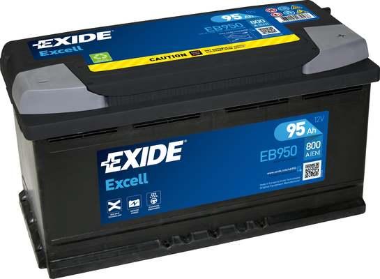 Exide EB950 - Стартерная аккумуляторная батарея, АКБ autosila-amz.com