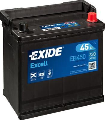 Exide EB450 - Аккумулятор 12В 45Ач 330А 218x133x223 ETN 0 autosila-amz.com