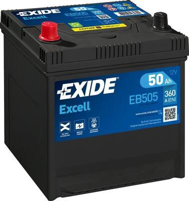 Exide EB505 - Стартерная аккумуляторная батарея, АКБ autosila-amz.com