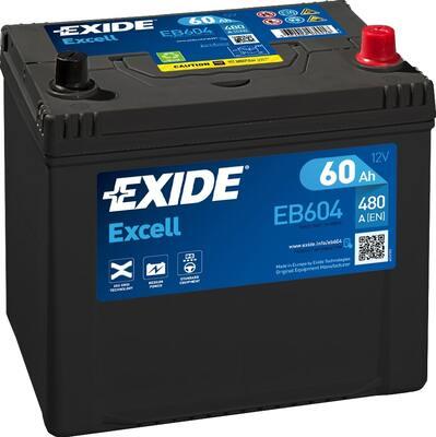 Exide EB604 - Стартерная аккумуляторная батарея, АКБ autosila-amz.com