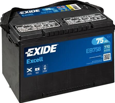 Exide EB708 - Стартерная аккумуляторная батарея, АКБ autosila-amz.com