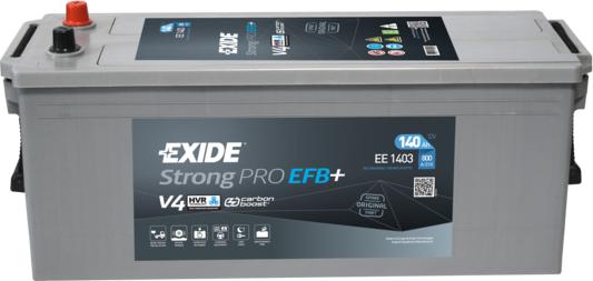 Exide EE1403 - Аккумулятор 12В 140Ач/800A (EN) Strong PRO EFB+ (L+ Стандартные клеммы) 513x189x223 B00 - нет крепеж autosila-amz.com