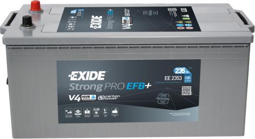Exide EE2353 - Стартерная аккумуляторная батарея, АКБ autosila-amz.com
