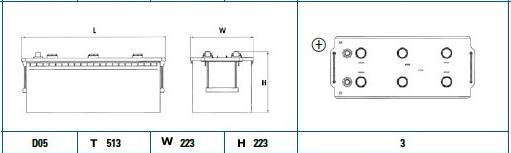 Exide EG1803 - Аккумулятор EXIDE HEAVY Professional (12V 180Ah 1000A 513x223x223 прямая полярность, + слева, обслуж autosila-amz.com