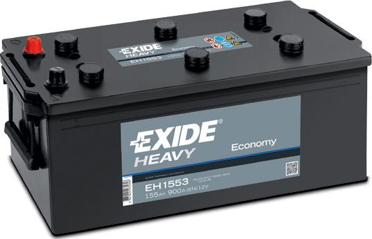 Exide EH1553 - Стартерная аккумуляторная батарея, АКБ autosila-amz.com