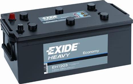 Exide EH1203 - Стартерная аккумуляторная батарея, АКБ autosila-amz.com