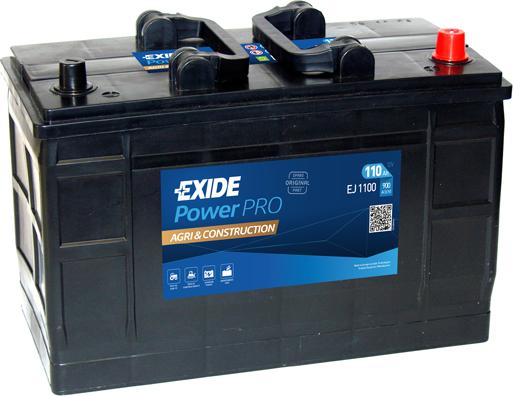 Exide EJ1100 - Стартерная аккумуляторная батарея, АКБ autosila-amz.com