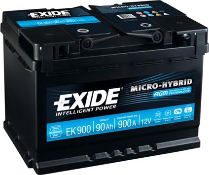 Exide EK900 - Стартерная аккумуляторная батарея, АКБ autosila-amz.com