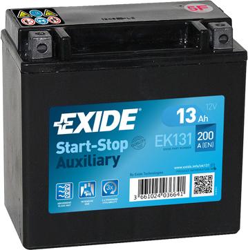 Exide EK131 - Стартерная аккумуляторная батарея, АКБ autosila-amz.com