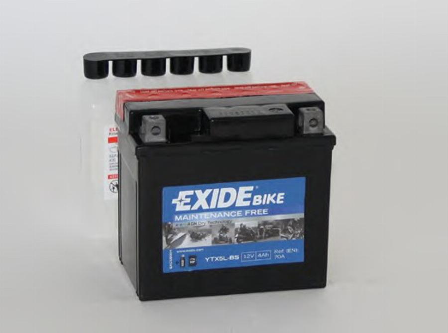 Exide YTX5L-BS - Стартерная аккумуляторная батарея, АКБ autosila-amz.com