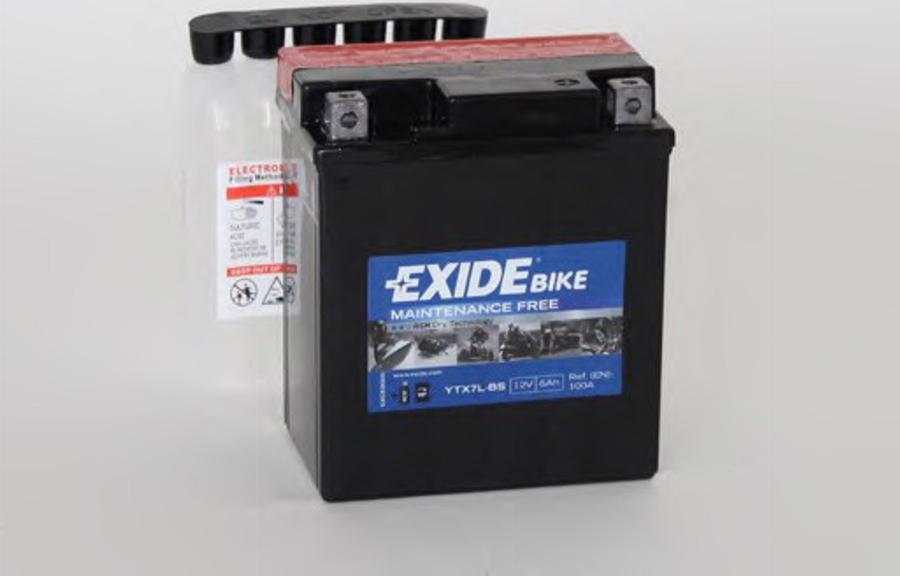 Exide YTX7L-BS - Стартерная аккумуляторная батарея, АКБ autosila-amz.com