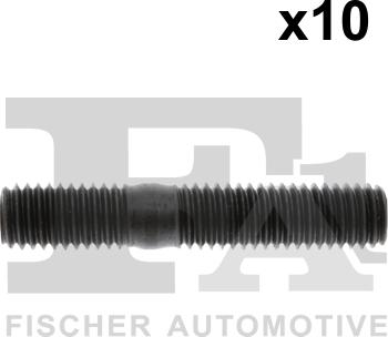 FA1 985-818.10 - Шпилька M8x28 DIN835 10.9 (10 шт.) autosila-amz.com