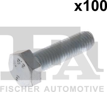 FA1 982-08-031.100 - (100 шт.) Болт M8x30 DIN 933/EN ISO 4017 autosila-amz.com