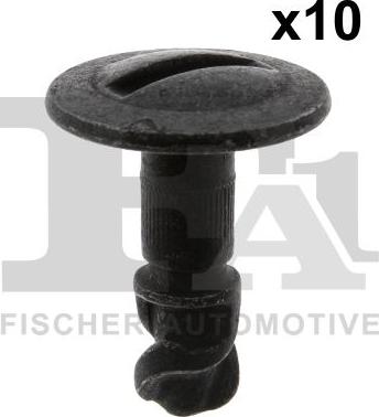 FA1 11-40088.10 - Штифт комплект 10шт поворотный (черный) AUDI \ SEAT \ SKODA \ VW autosila-amz.com
