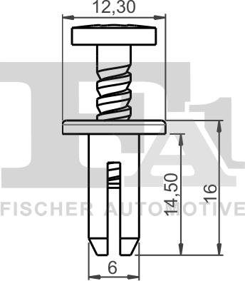 FA1 11-30011.10 - Зажим, клипса, молдинг autosila-amz.com