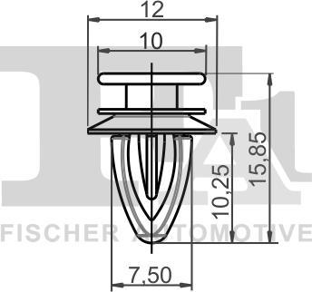 FA1 12-40021.5 - Зажим, клипса, молдинг autosila-amz.com