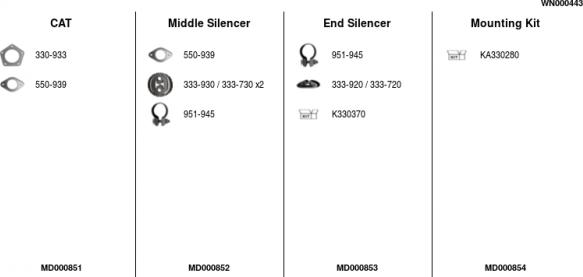 FA1 WN000443 - Система выпуска ОГ autosila-amz.com