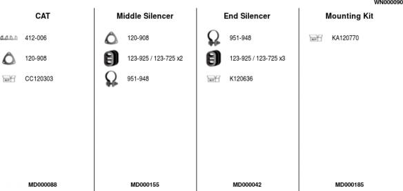 FA1 WN000090 - Система выпуска ОГ autosila-amz.com