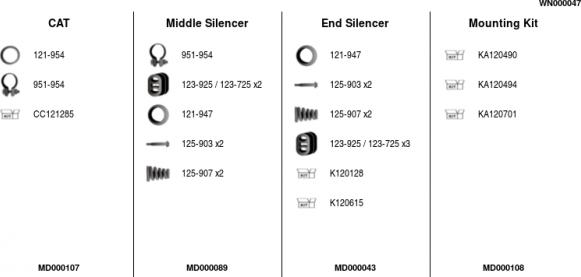 FA1 WN000047 - Система выпуска ОГ autosila-amz.com