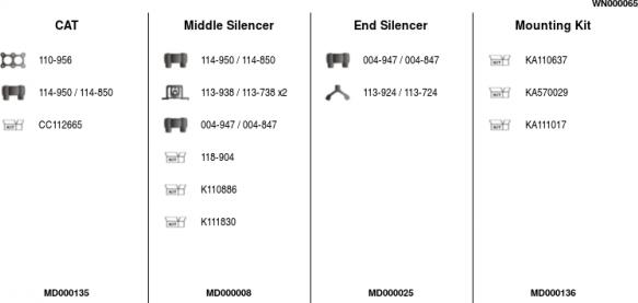 FA1 WN000065 - Система выпуска ОГ autosila-amz.com