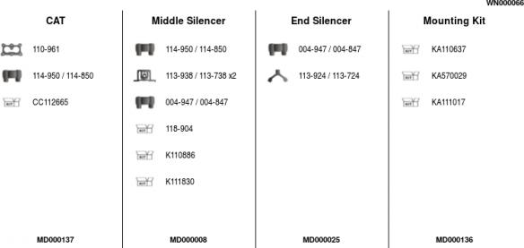 FA1 WN000066 - Система выпуска ОГ autosila-amz.com