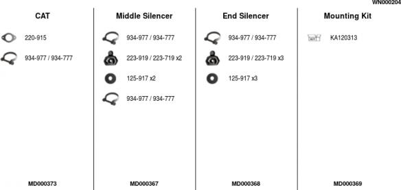 FA1 WN000204 - Система выпуска ОГ autosila-amz.com