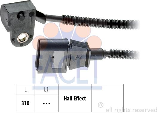 FACET 9.0456 - Датчик, положение распределительного вала autosila-amz.com