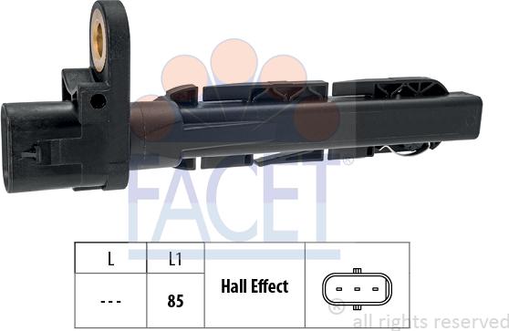 FACET 9.0828 - Датчик импульсов, коленвал autosila-amz.com