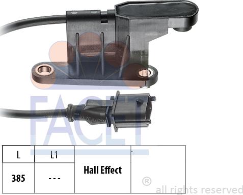 FACET 9.0316 - Датчик, положение распределительного вала autosila-amz.com