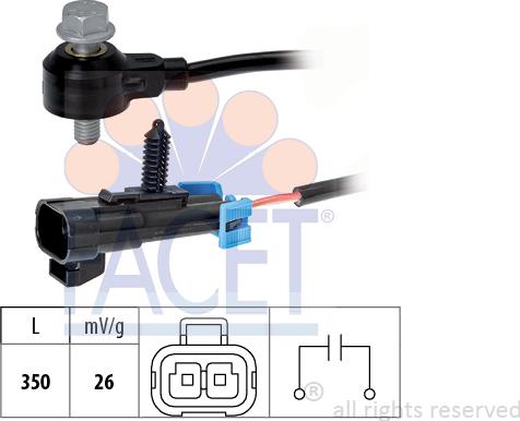 FACET 9.3093 - Датчик детонации autosila-amz.com