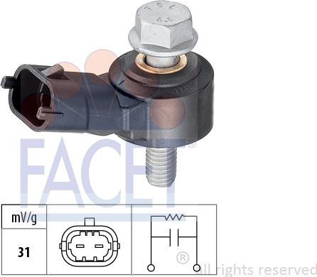 FACET 9.3012 - Датчик детонации autosila-amz.com