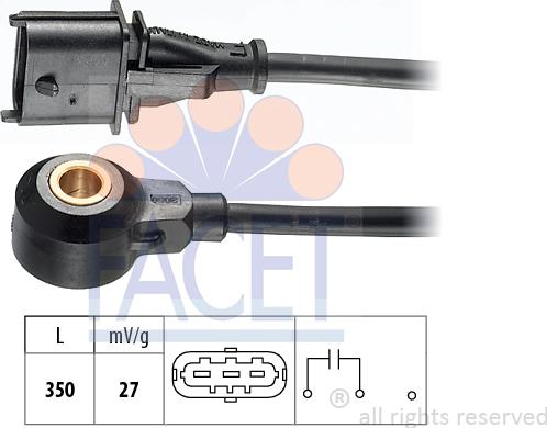 FACET 9.3074 - Датчик детонации autosila-amz.com