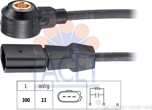 FACET 9.3073 - Датчик детонации autosila-amz.com