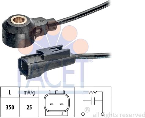 FACET 9.3222 - Датчик детонации autosila-amz.com