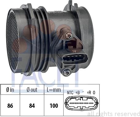 FACET 10.1017 - Датчик потока, массы воздуха autosila-amz.com