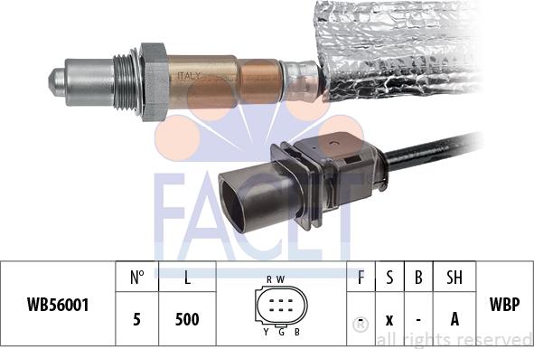 FACET 10.8493 - Лямбда-зонд, датчик кислорода autosila-amz.com