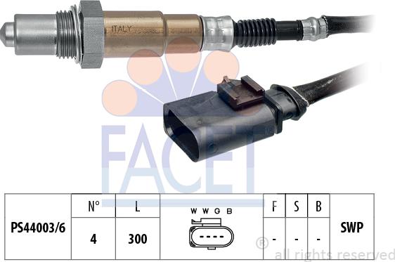 FACET 10.8170 - Лямбда-зонд, датчик кислорода autosila-amz.com