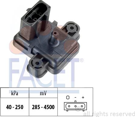 FACET 10.3059 - Датчик давления воздуха, высотный корректор autosila-amz.com