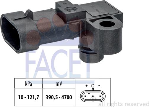 FACET 10.3196 - Датчик давления воздуха, высотный корректор autosila-amz.com