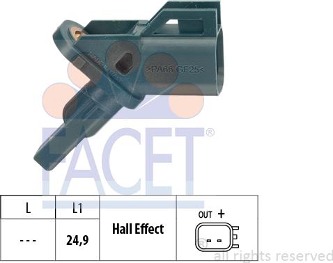 FACET 21.0002 - Датчик ABS, частота вращения колеса autosila-amz.com