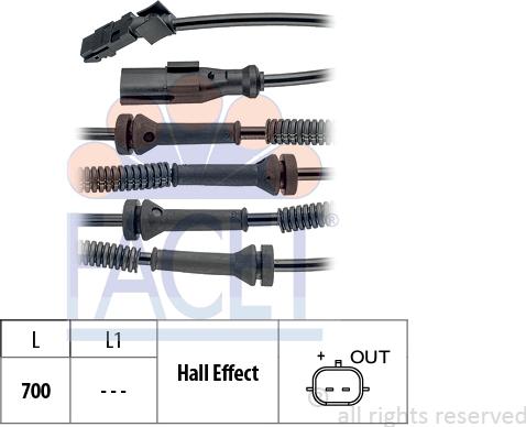 FACET 21.0146 - Датчик ABS, частота вращения колеса autosila-amz.com