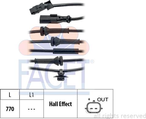 FACET 21.0148 - Датчик ABS, частота вращения колеса autosila-amz.com