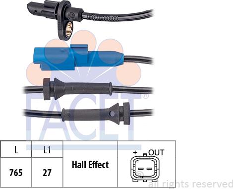 FACET 21.0170 - Датчик ABS, частота вращения колеса autosila-amz.com