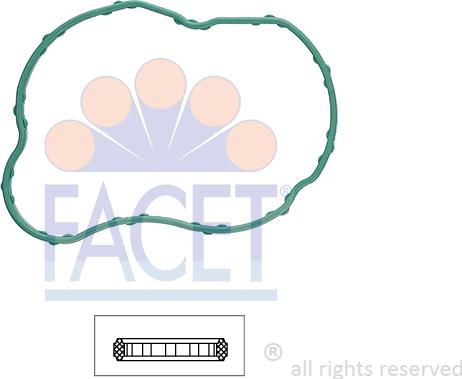 FACET 7.9702 - Прокладка, термостат autosila-amz.com