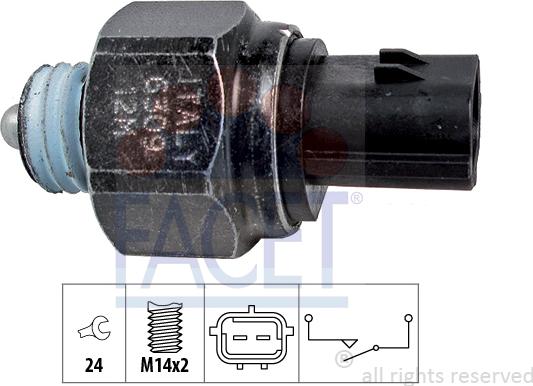 FACET 7.6309 - Датчик, переключатель, фара заднего хода autosila-amz.com