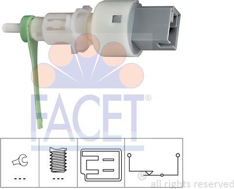 FACET 7.1159 - Выключатель, привод сцепления (Tempomat) autosila-amz.com